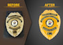 convert your patch, logo or artificial intelligence image to vector